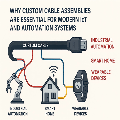 現代のIoTおよび自動化システムにカスタムケーブルアセンブリが不可欠な理由